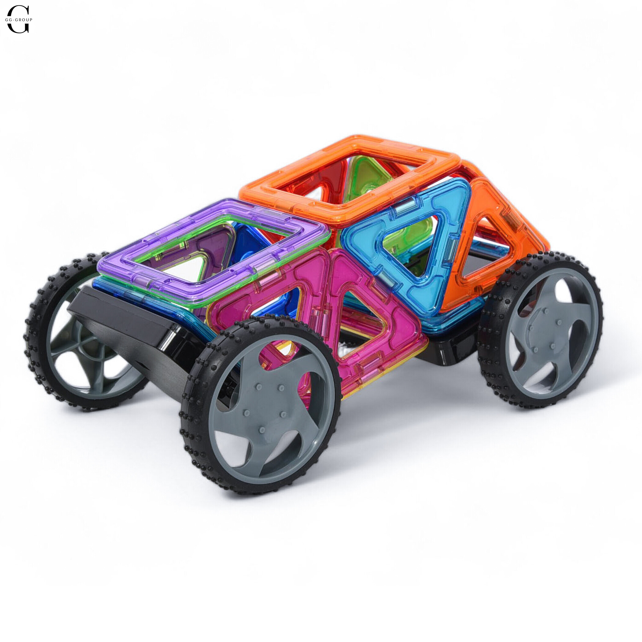 Магнитный конструктор 68 деталей транспорт Magnit/Magical/LIMO TOY